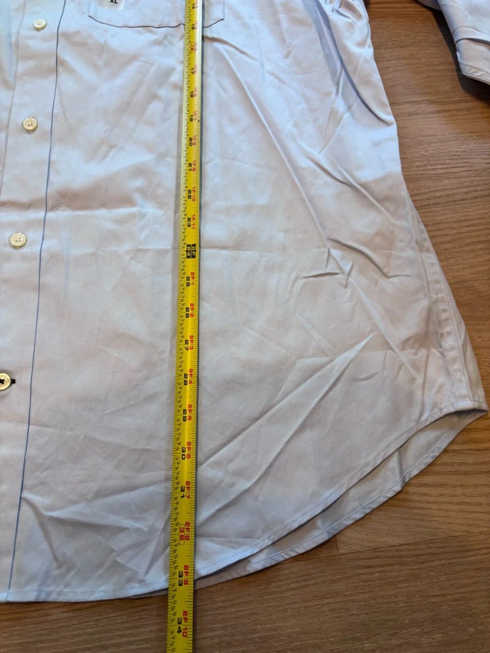 NWT Banana Republic Men’s XL (17-17.5) Button Down Dress Shirt Light Blue Office